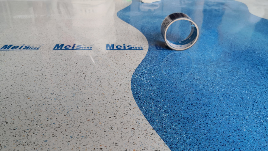 無機磨石完工效果圖 無機磨石完工效果圖