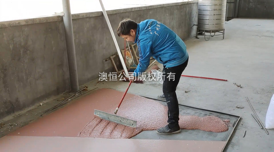 新型無機磨石攤鋪要點 新型無機磨石攤鋪要點