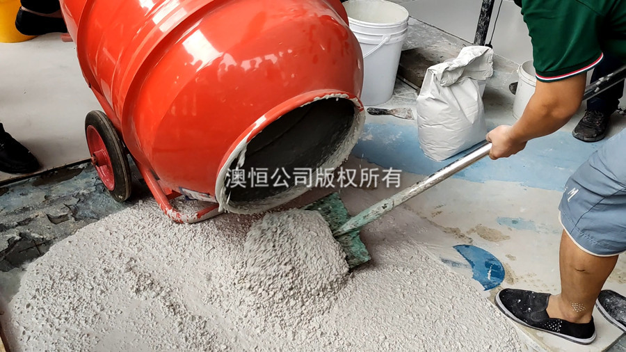 澳恒納米水磨石施工現(xiàn)場 澳恒納米水磨石施工現(xiàn)場