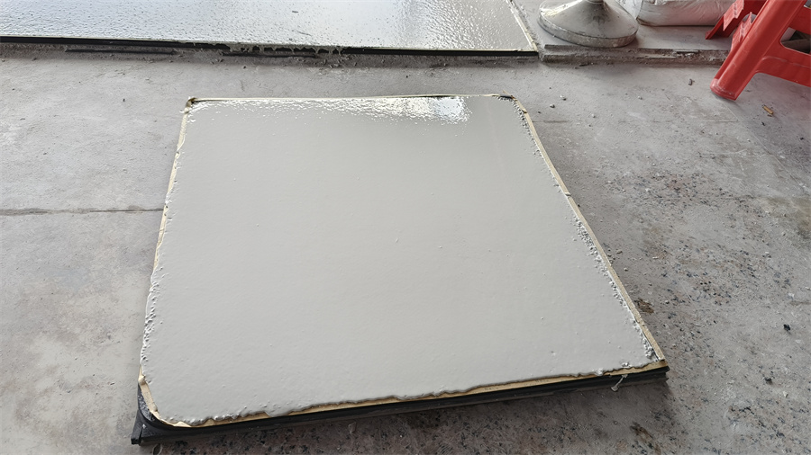 升級版水磨石攤鋪完成 升級版水磨石攤鋪完成